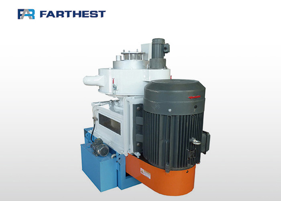 Vertical Ring Die Biomass Energy Machine , Wood Pellet Making Equipment