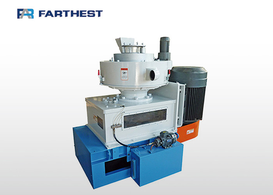 Vertical Ring Die Biomass Energy Machine , Wood Pellet Making Equipment