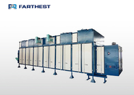 Horizontal Steel Feed Extruder Machine Circumfluent Aqua Feed Dryer 380 Voltage
