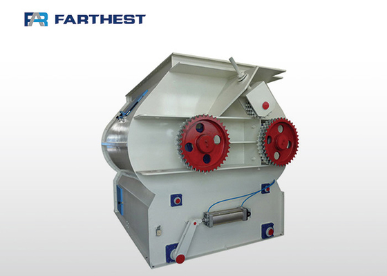 Double Shaft Livestock Feed Grinder Mixer For Pellets Powder Materials