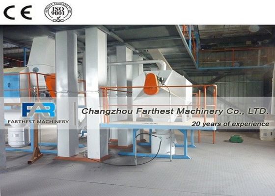 43.5kw Chicken Feed Pellet Mill Plant With Famous Brand Motor