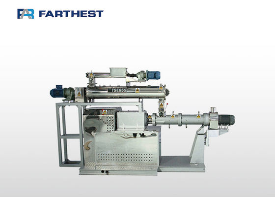 Customizable Output Pellet Line Twin Screw Floating Fish Feed Extruder Machine