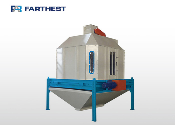 Low Residue Counterflow Pellet Cooler For Camel Livestock Fodder