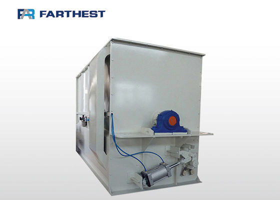 5.5kw Double Screw Electric Motorized Paddle Mixer Machine For Cattle Feed