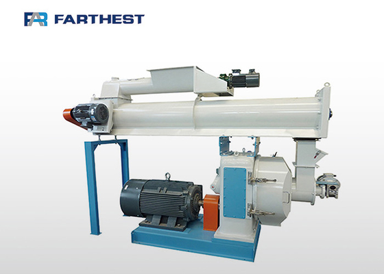Siemens Motor Grass Pelletizer Machine For Dairy Goat Cattle Feed