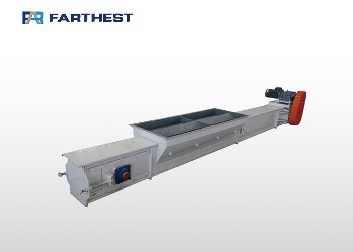 Chicken Grain Corn Chain Feed Conveyor with 10tph - 60tph Capacity